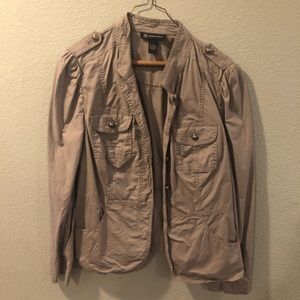 INC grey jacket